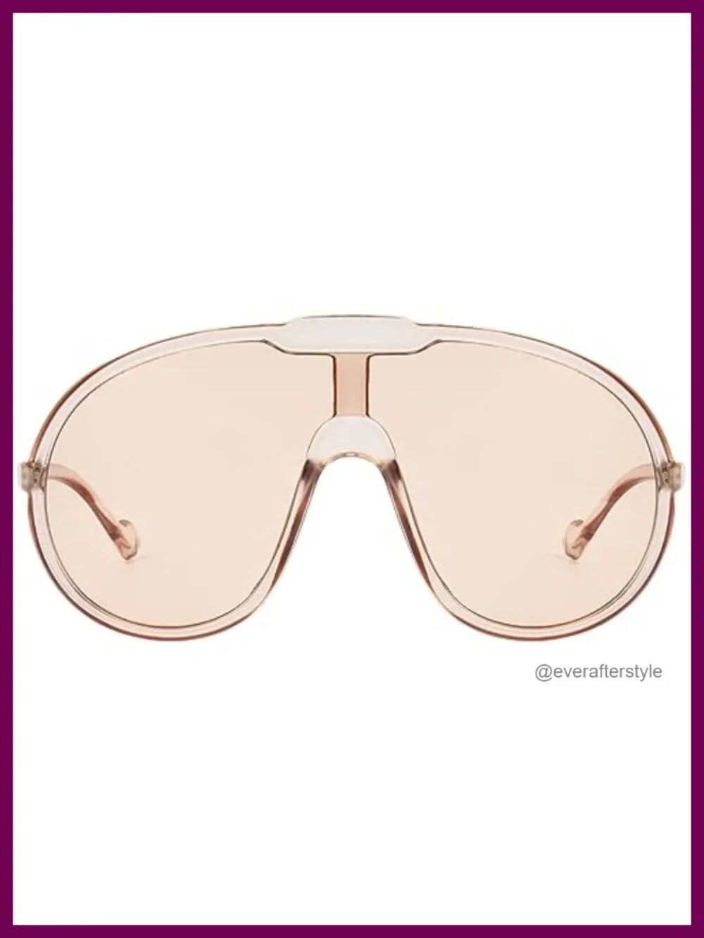 Oversized Shield Sunglasses for Women Men UV400 Protection